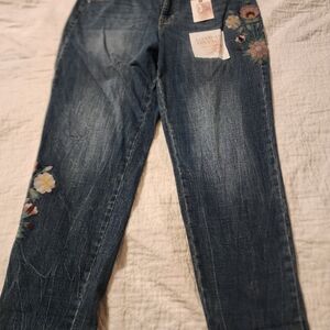 Jessica Simpson Lived In Vintage Cropped Jeans 30"